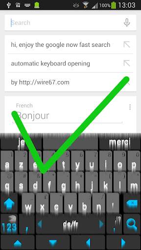 Search with Keyboard screenshot 1