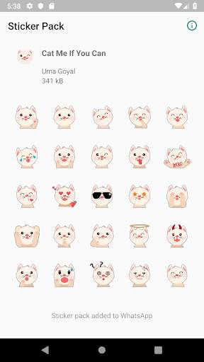 Cat Me If You Can - Stickers for WhatsApp screenshot 4