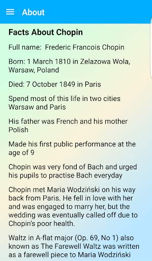 My Chopin screenshot 8