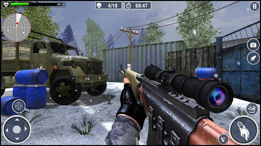 sniper rifle shooter: game menembak gratis screenshot 1