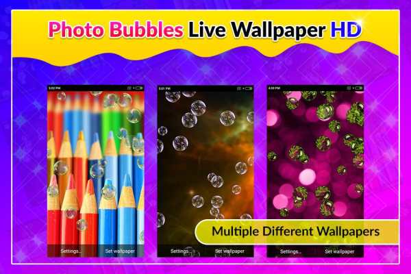 Photo Bubbles Live Wallpaper screenshot 5