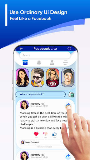 Lite for Facebook lite - lite for messenger screenshot 5