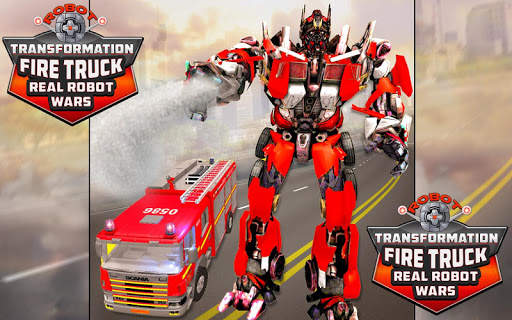 Robot Transformation Fire Truck: Real Robot Wars screenshot 10