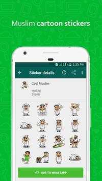 Islamic Cartoon Stickers for WAStickerApps screenshot 2