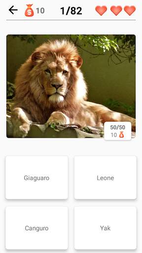 Mammiferi -Scopri tutti gli animali in Photo-Quiz! screenshot 2