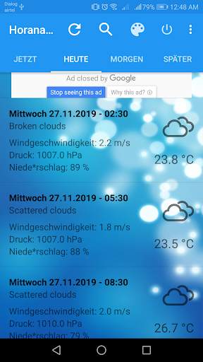 Wetter App screenshot 3