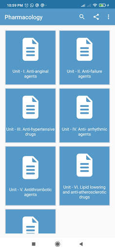 Pharmacology screenshot 1