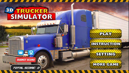 3D Trucker Transport Simulator screenshot 1