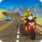 Super Hero Bike Endless Racing 3D logo