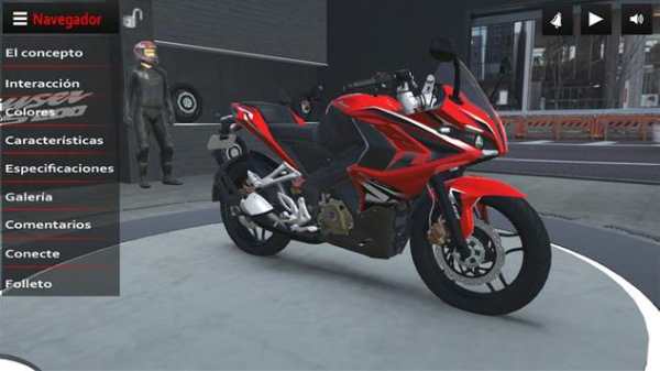 Bajaj Rouser App Interactiva screenshot 1