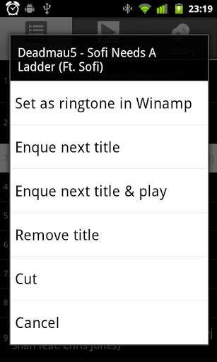 Playa Control for Winamp(R) स्क्रीनशॉट 4