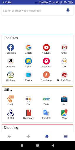 JM browser the fastest browser from other browser screenshot 1