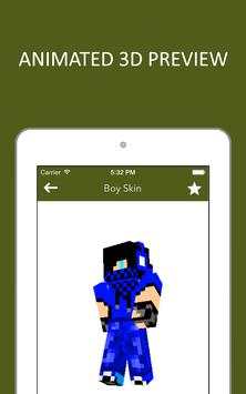 3D Boy Skins for Minecraft PE screenshot 13