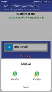WhatsNumber: without save Number check on whatsapp screenshot 2