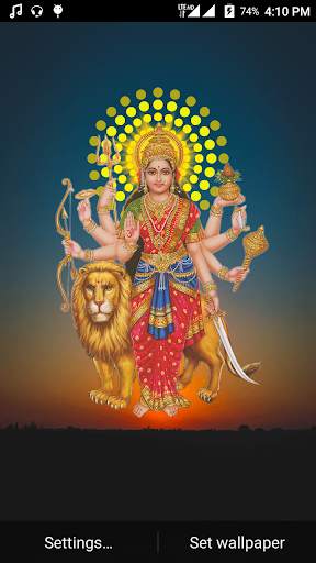 Maa Durga: Aura Live Wallpaper screenshot 4