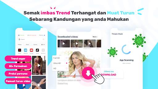 Pelayar VD & Muat Turun screenshot 1