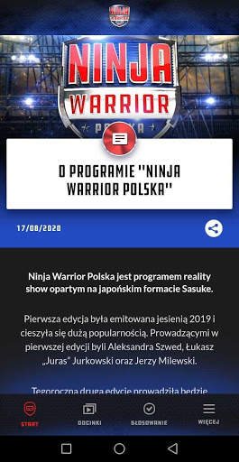 Ninja Warrior Polska screenshot 5
