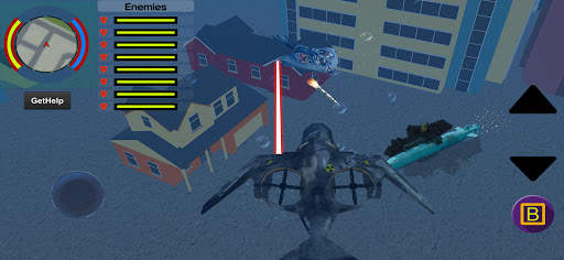 Shark Robot Transform - Gangster Warship Game 2021 screenshot 1