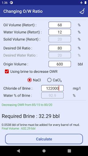 Drilling Fluid App 4 تصوير الشاشة