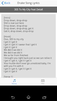 Drake Song Lyrics screenshot 4