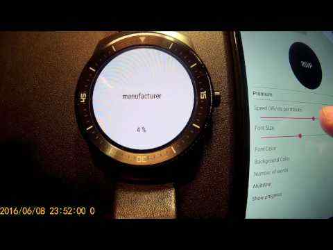 Speed Reader for Android Wear screenshot 1