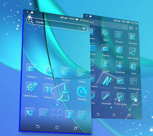 Blue Launcher Theme screenshot 4