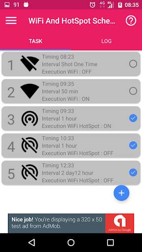 WiFi And HotSpot Schedule screenshot 2