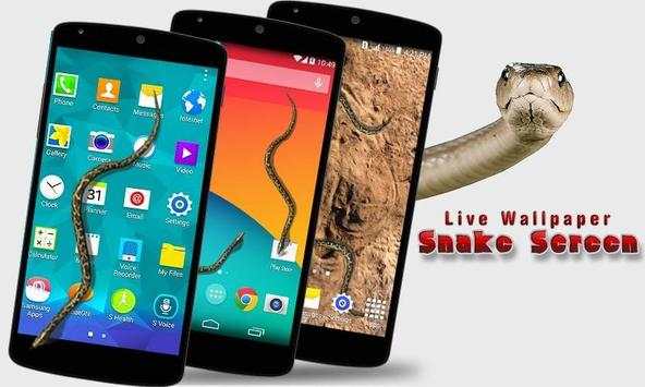 Live Wallpaper Snake Screen screenshot 1