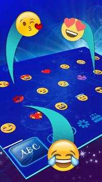 Blue Dream Keyboard Theme скриншот 2