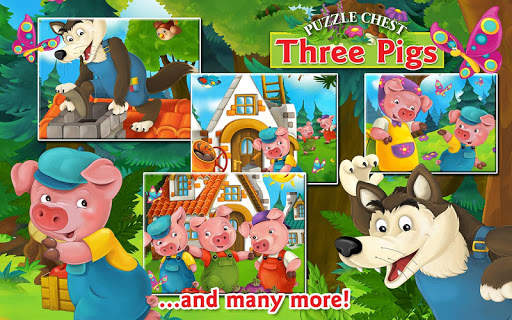 Three Pigs Jigsaw Puzzle Game screenshot 3
