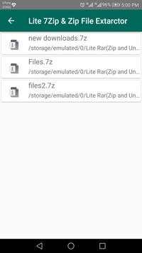 Lite 7z & 7Zip File Extarctor screenshot 5