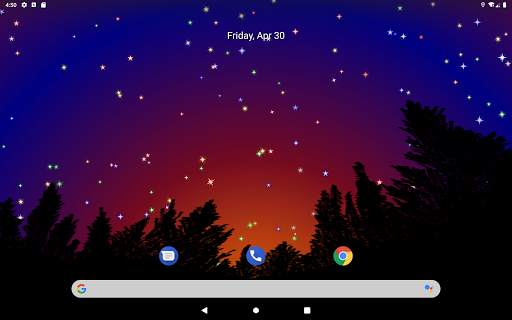 Twinkling Stars Live Wallpaper screenshot 13