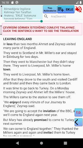 English-Turkish Stories And YDS Texts-Translations screenshot 9