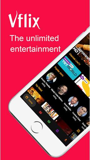 Vflix: Stream Live Tv, Movies, TV Shows And More screenshot 1