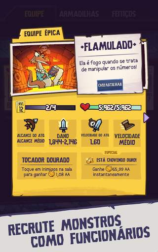 Dungeon, Inc.: Clicker Ocioso screenshot 14
