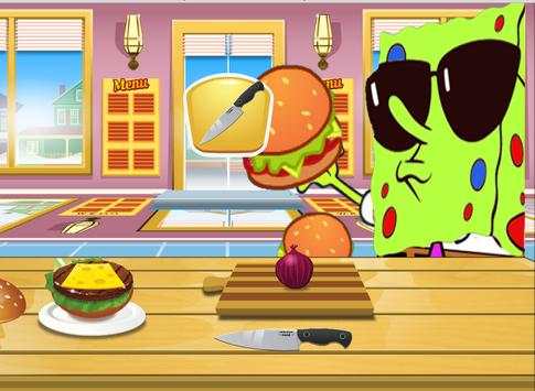 Sponge Burger Maker Diner Dash скриншот 4