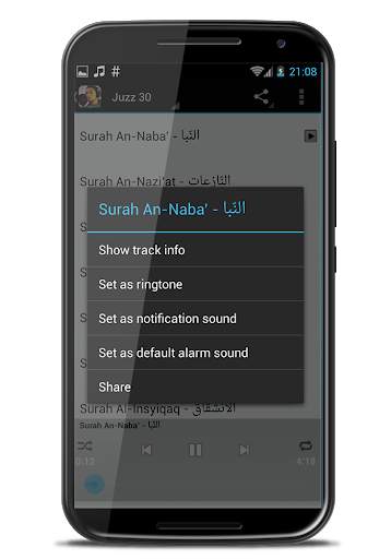 Jibril Wahab MP3 Quran screenshot 4