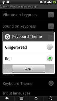 GB keyboard with night mode screenshot 3