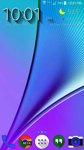 Note 5/S6 Clock for Zooper Pro screenshot 1