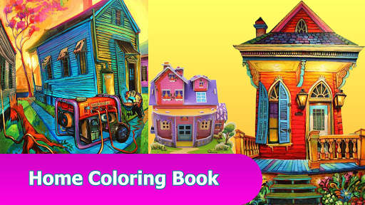 Idle Home Painting Game: House Coloring Pages screenshot 4