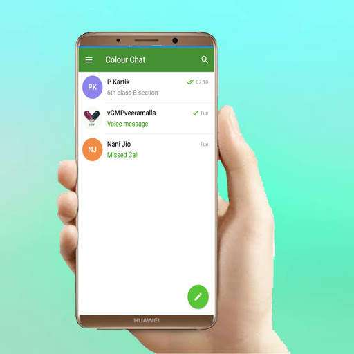 Colour Chat Messenger App screenshot 2