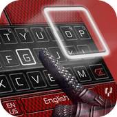 Black Red Keyboard Theme 10001006