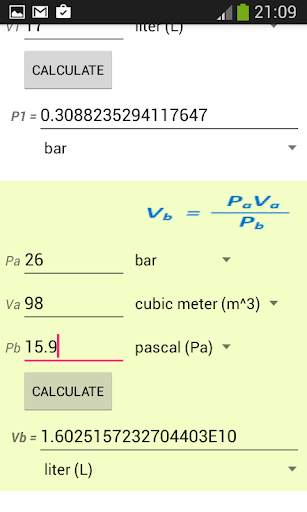 Pressure Converter Equation скриншот 5