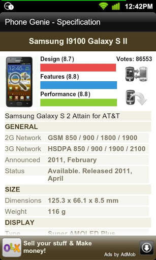 Phone Genie - GSMArena Browser screenshot 3