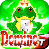 Dominoes King Frog Empire Gems logo
