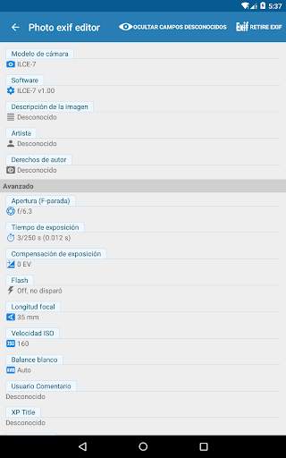 Photo exif editor screenshot 13