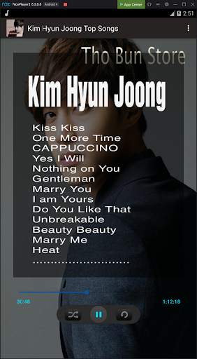 Kim Hyun Joong Top Songs screenshot 1
