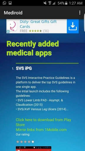 Mediroid | free medical apps screenshot 4