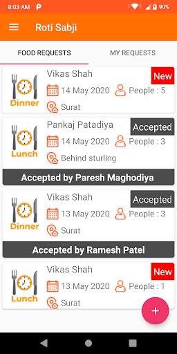 Roti Sabji - Take a bite out of Hunger screenshot 3
