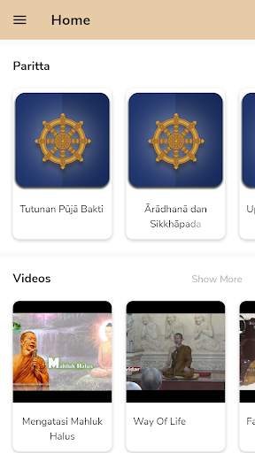 Mobile Paritta screenshot 1